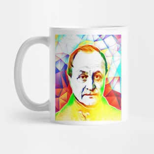 Auguste Comte Colourful Portrait | Auguste Comte Artwork 11 Mug